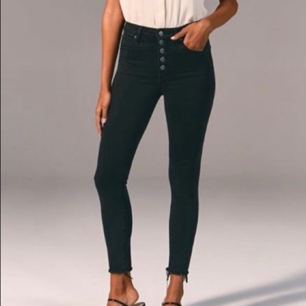 high rise super skinny jeans